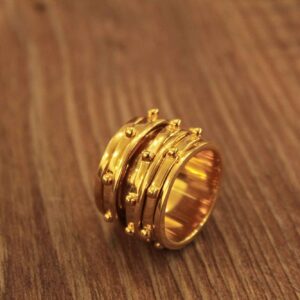 Χειροποίητο Δαχτυλίδι Dubai Χρυσό Χρώμα