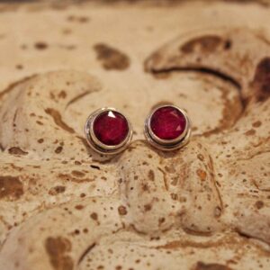 Ruby Silver Studs - Σχέδιο 1