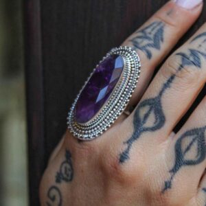 Oval Amethyst Ring