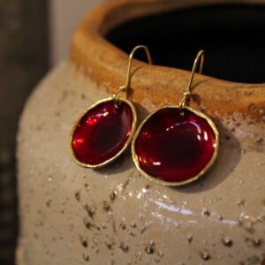 Μάλτα Μπορντό Σκουλαρίκια