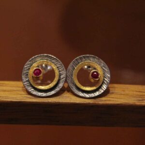 Two Circles Small Studs