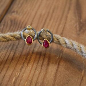 Double Zirconia Small Studs