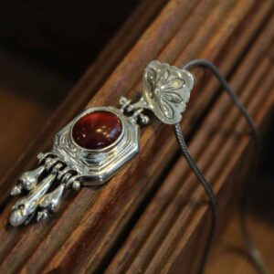 Cornelian Silver Pendant