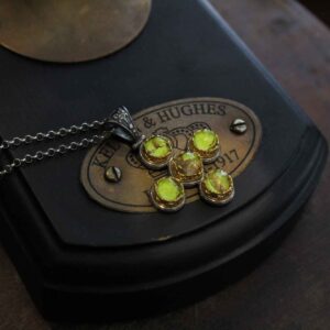 Byzantine Silver Cross with Goldplated Parts