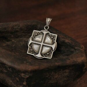 Mother of Pearl Cross - Pendant