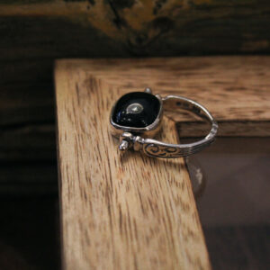 Classic Rotating Ring with Black Onyx