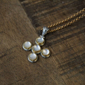 Mother of Pearl Byzantine Cross