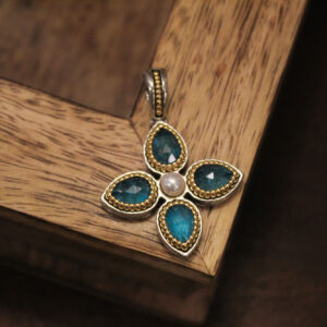 Byzantine Cross with Gemstones