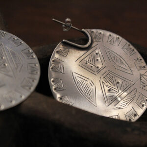 Big Round Ethnic Earrings