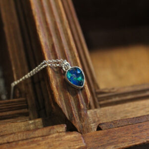 Malachite - Azurite Teardrop Pendant