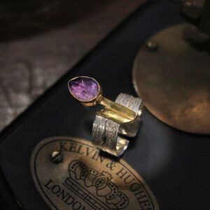 Amethyst Adjustable Ring