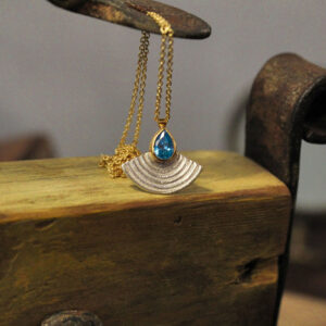Blue Zirconia Necklace