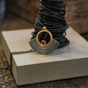 Silver Amphitheatre Necklace