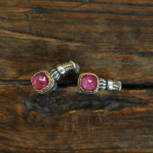 Ruby Byzantine Earrings