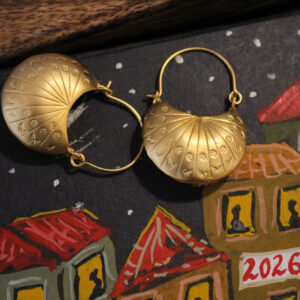 Σκουλαρίκια Μπόχο - Χρυσά