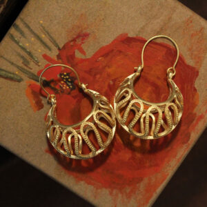 Διάτρητα Μπόχο Σκουλαρίκια - Χρυσό