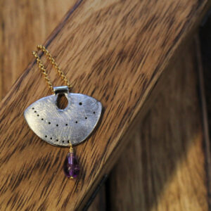 Amethyst Geometric Necklace