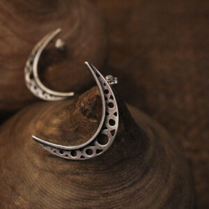 Διάτρητα Σκουλαρίκια - Μισοφέγγαρα