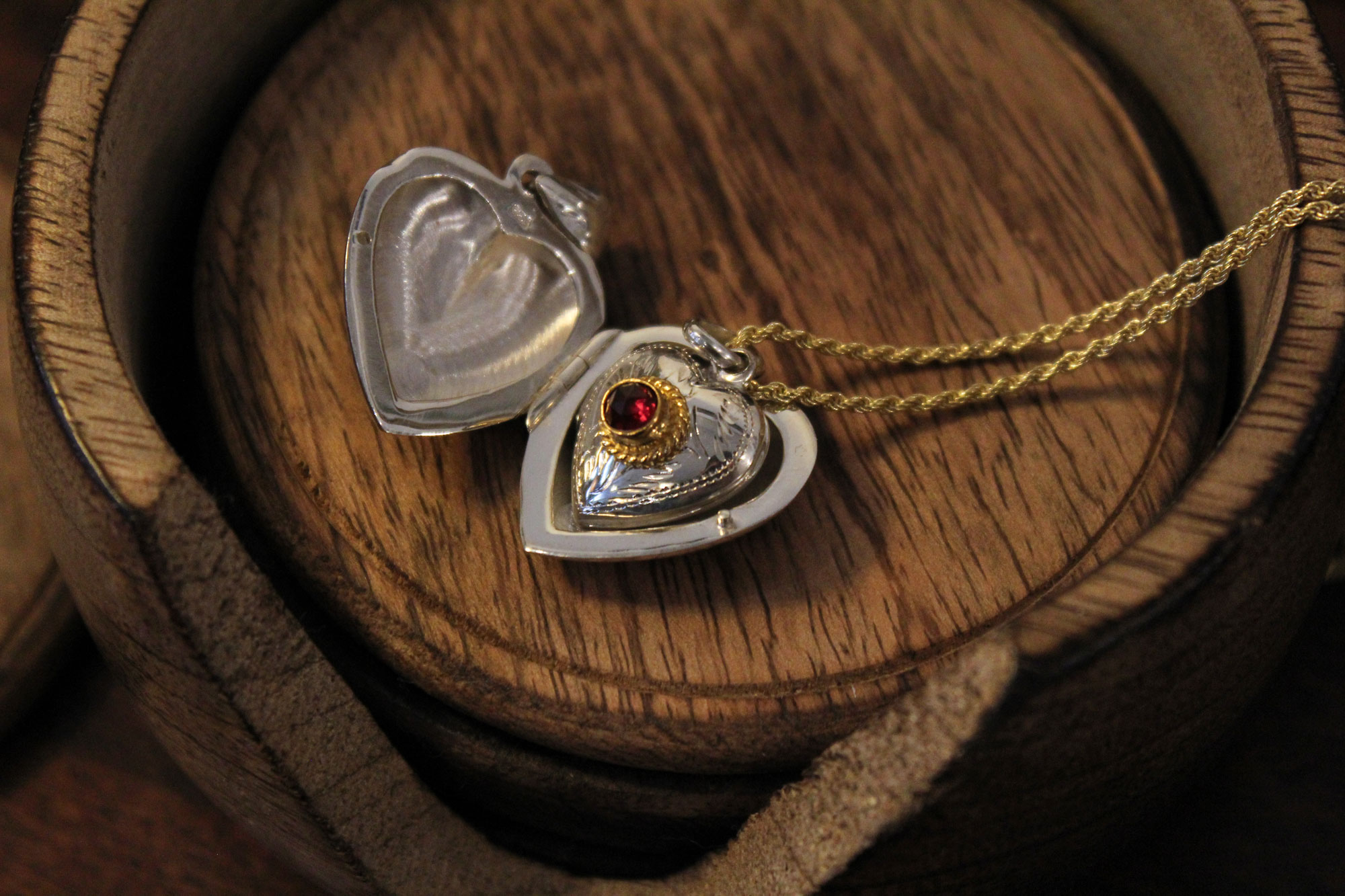 Small Heart Locket Pendant