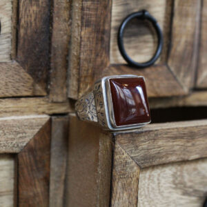 Cornelian Square Ring