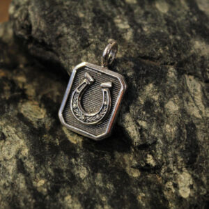 Horseshoes Pendant in Sterling Silver