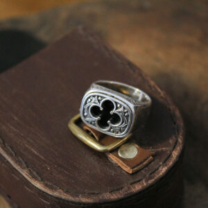 Odysseus Ring with Black Onyx