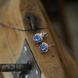 Aegean Colors Stud earrings with Lapis