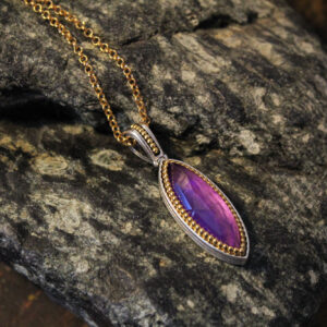 Amethyst Drop Pendant