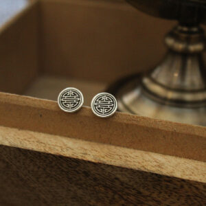 Unisex Silver Stud Earrings