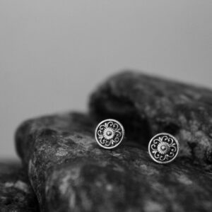 Unisex Silver Stud Earrings