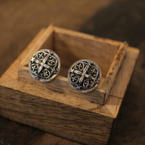 Byzantine cufflinks in Sterling Silver