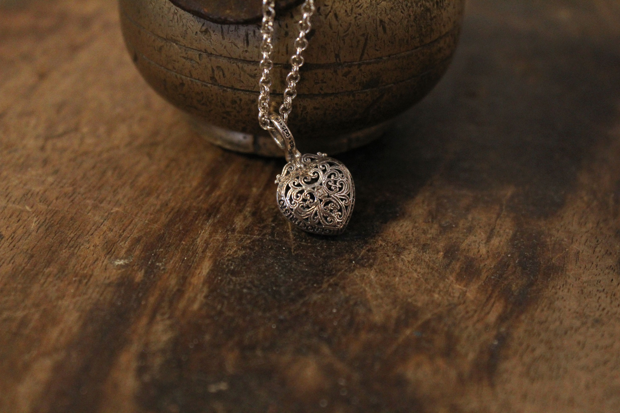 Roxanna Heart Pendant in Sterling Silver - Image 2