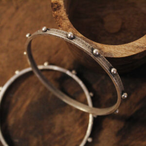 Thin Rock Bracelet