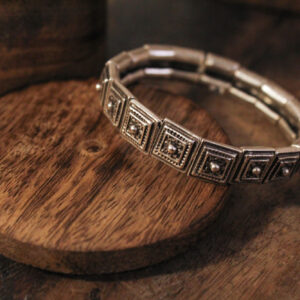 One Line Engraved Bracelet
